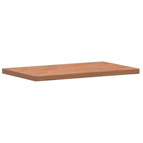 Bordplade til badeværelse 100x60x4 cm massivt bøgetræ