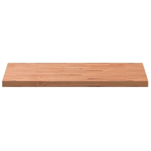 Bordplade til badeværelse 100x60x4 cm massivt bøgetræ