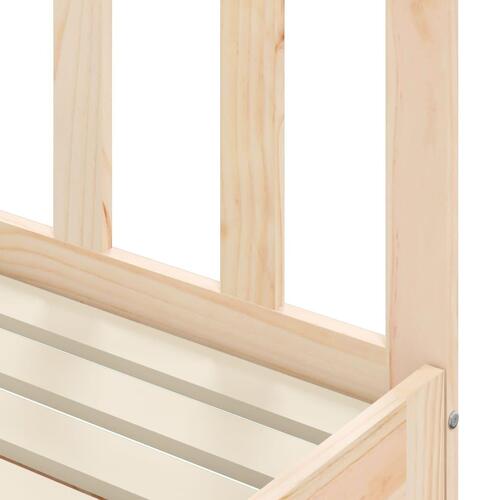 Daybed med udtræk 90x190 cm massivt fyrretræ