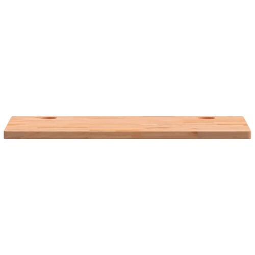 Skrivebordsplade 80x40x2,5 cm massivt bøgetræ