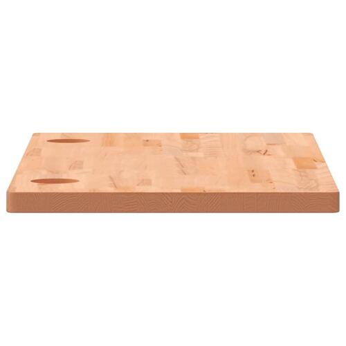 Skrivebordsplade 80x40x2,5 cm massivt bøgetræ
