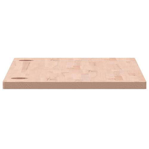 Skrivebordsplade 100x50x2,5 cm massivt bøgetræ