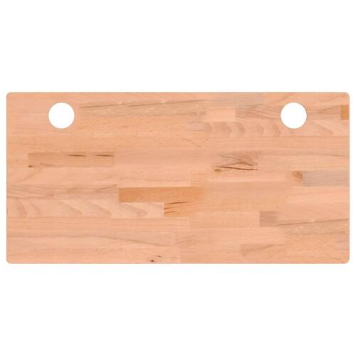 Skrivebordsplade 80x40x4 cm massivt bøgetræ