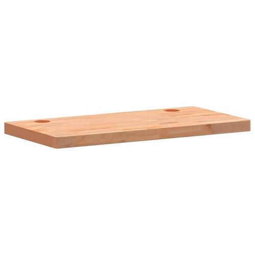 Skrivebordsplade 80x40x4 cm massivt bøgetræ