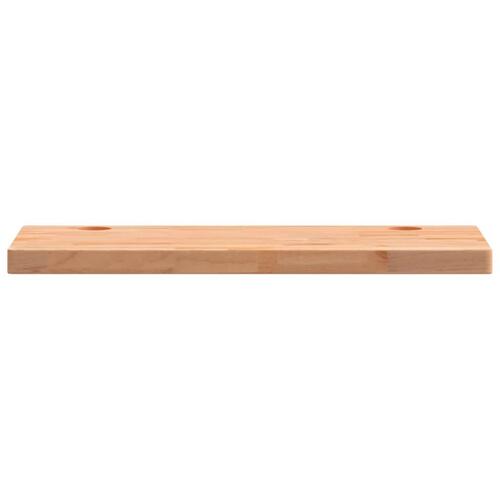 Skrivebordsplade 80x40x4 cm massivt bøgetræ