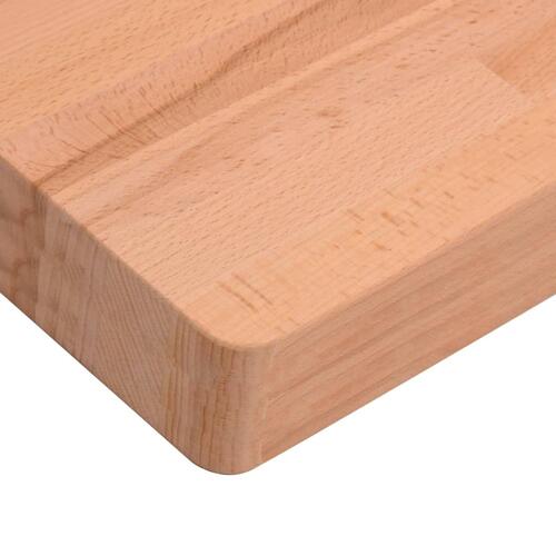 Skrivebordsplade 80x40x4 cm massivt bøgetræ