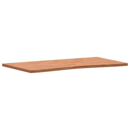 Skrivebordsplade 110x(55-60)x2,5 cm massivt bøgetræ