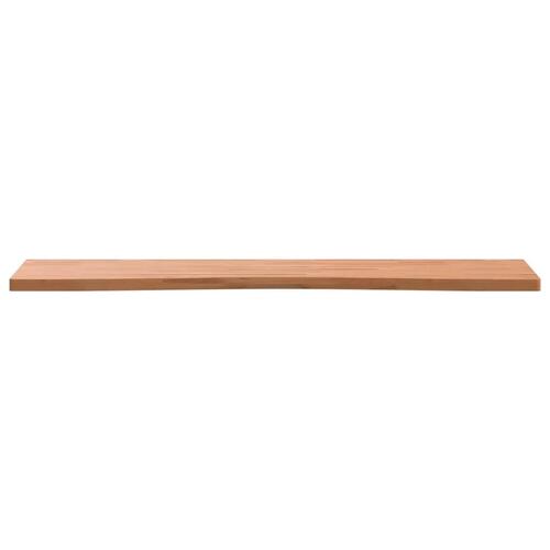 Skrivebordsplade 110x(50-55)x2,5 cm massivt bøgetræ