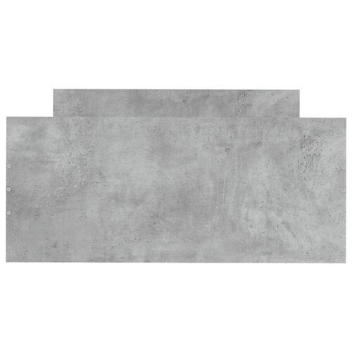 Sengeramme 100x200 cm konstrueret træ betongrå