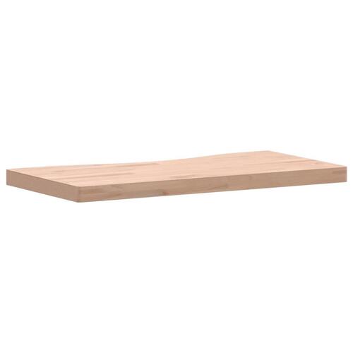 Skrivebordsplade 80x(36-40)x4 cm massivt bøgetræ