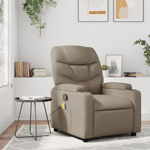 Massagestol kunstlæder cappuccino