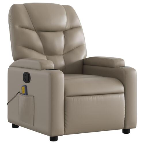 Massagestol kunstlæder cappuccino