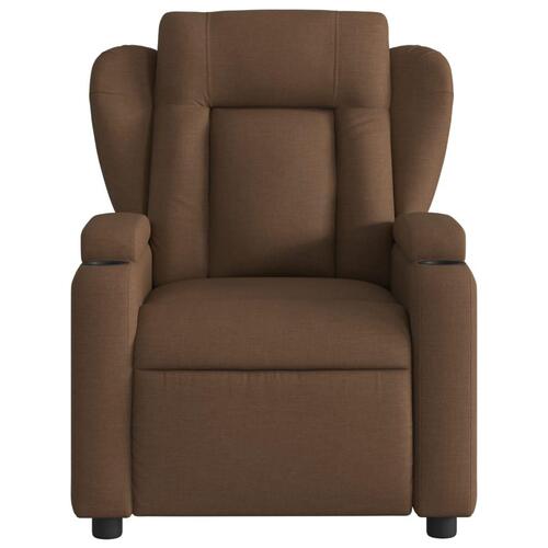 Massagestol stof brun