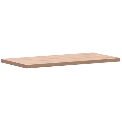 Bordplade 80x40x2,5 cm rektangulær massivt bøgetræ