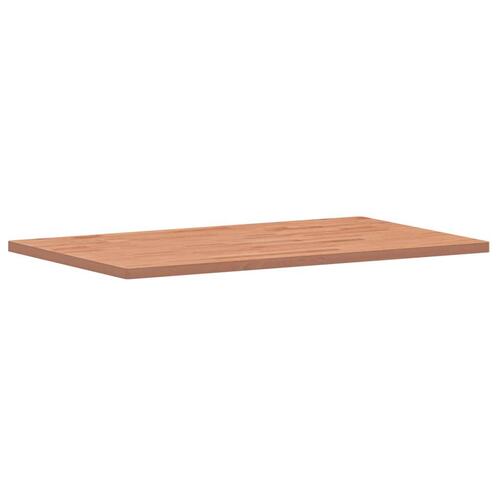 Bordplade 100x60x2,5 cm rektangulær massivt bøgetræ