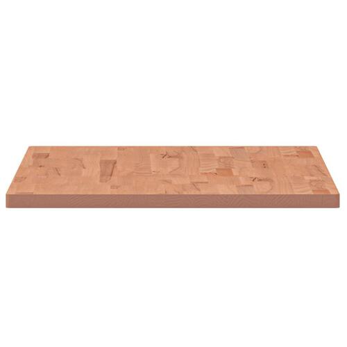 Bordplade 100x60x2,5 cm rektangulær massivt bøgetræ