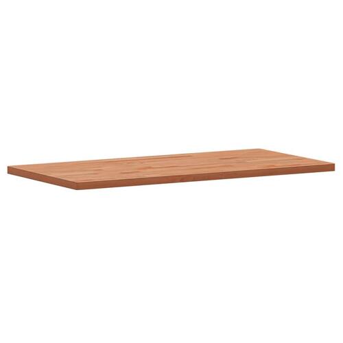 Bordplade 100x50x2,5 cm rektangulær massivt bøgetræ