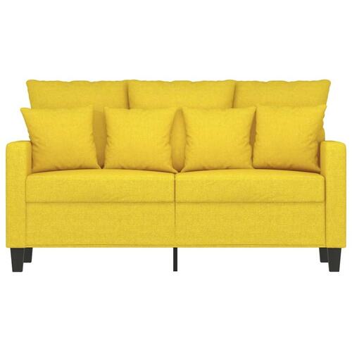 2-personers sofa 120 cm stof lysegul