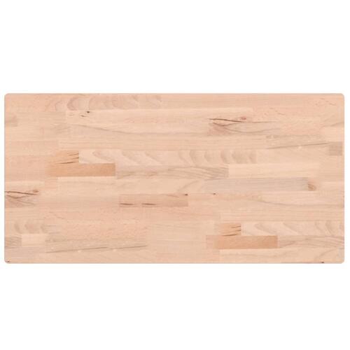 Bordplade til badeværelse 80x40x2,5 cm massivt bøgetræ