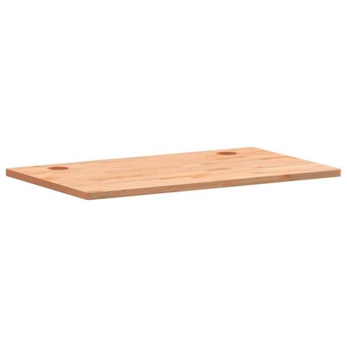Skrivebordsplade 110x60x2,5 cm massivt bøgetræ