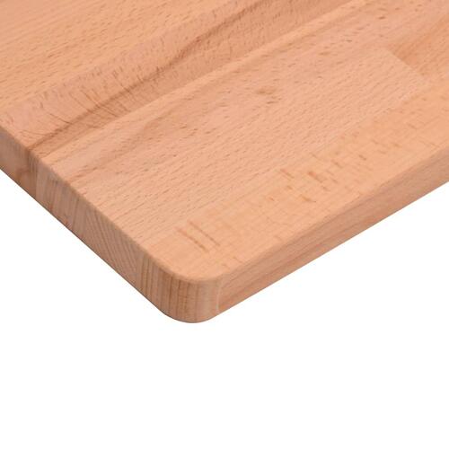 Skrivebordsplade 110x60x2,5 cm massivt bøgetræ