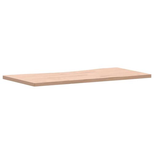 Skrivebordsplade 100x(45-50)x2,5 cm massivt bøgetræ