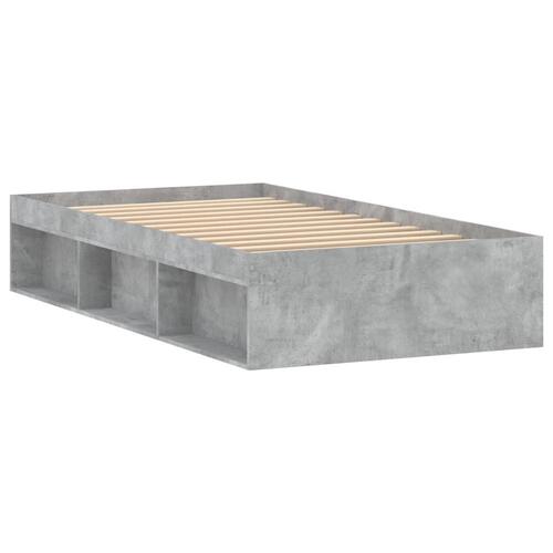 Sengeramme 100x200 cm betongrå