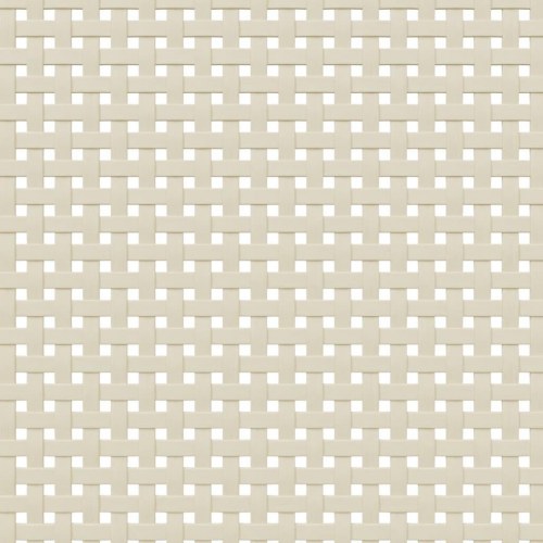 Kommode SENJA i massivt fyrretræ med rattanlook - 80×40×80 cm, hvid