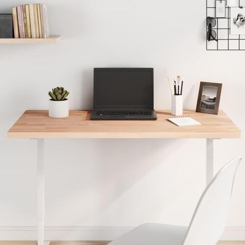 Bordplade 100x60x2,5 cm rektangulær massivt bøgetræ