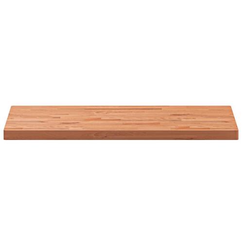 Bordplade 100x50x4 cm rektangulær massivt bøgetræ