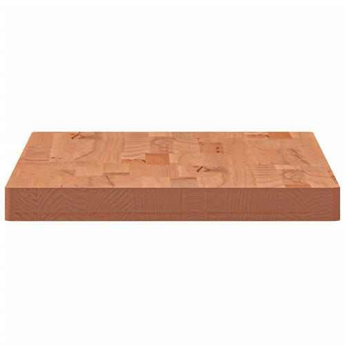 Bordplade 100x50x4 cm rektangulær massivt bøgetræ