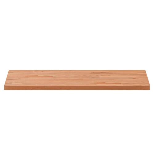 Bordplade 80x40x2,5 cm rektangulær massivt bøgetræ