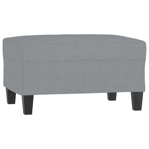 Sofasæt 4 dele med puder stof lysegrå