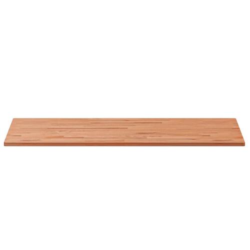 Bordplade til badeværelse 100x60x1,5 cm massivt bøgetræ