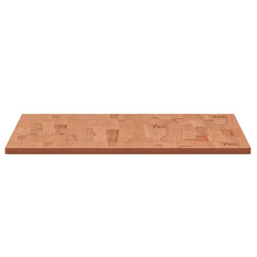 Bordplade til badeværelse 100x60x1,5 cm massivt bøgetræ