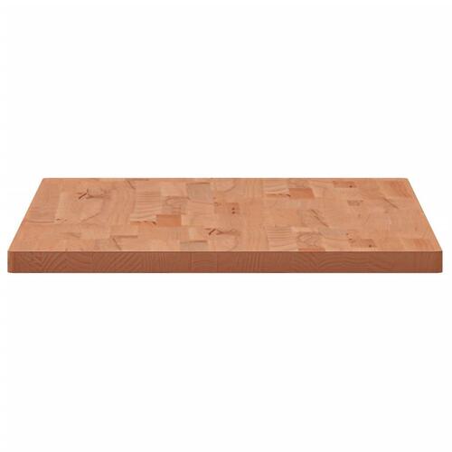 Bordplade til badeværelse 100x50x2,5 cm massivt bøgetræ