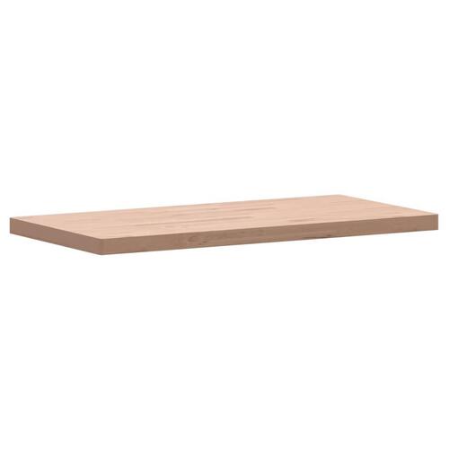 Bordplade til badeværelse 100x50x4 cm massivt bøgetræ