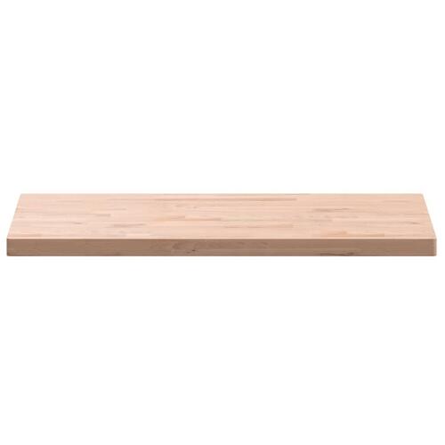 Bordplade til badeværelse 100x50x4 cm massivt bøgetræ