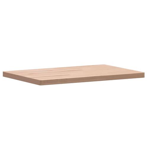 Bordplade til badeværelse 60x40x2,5 cm massivt bøgetræ