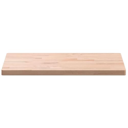 Bordplade til badeværelse 60x40x2,5 cm massivt bøgetræ