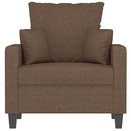 Lænestol 60 cm stof brun