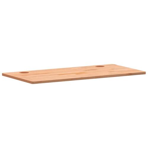 Skrivebordsplade 110x55x1,5 cm massivt bøgetræ