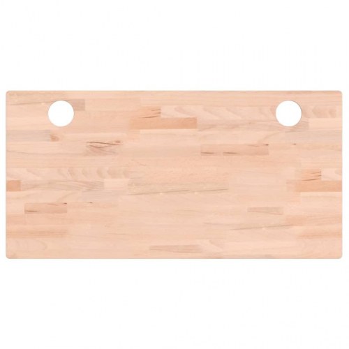 Skrivebordsplade 80x40x1,5 cm massivt bøgetræ