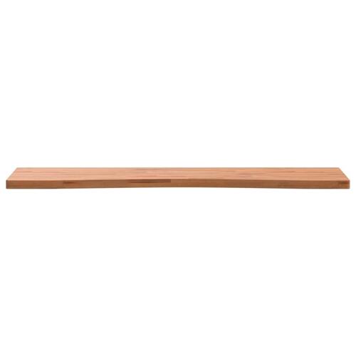 Skrivebordsplade 100x(45-50)x2,5 cm massivt bøgetræ