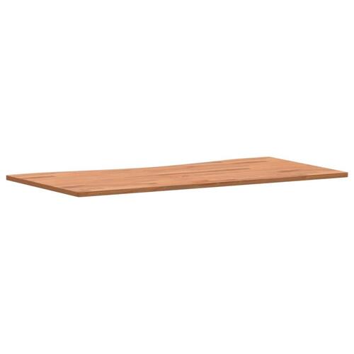 Skrivebordsplade 100x(45-50)x1,5 cm massivt bøgetræ