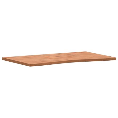 Skrivebordsplade 100x(55-60)x2,5 cm massivt bøgetræ