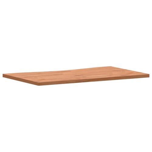 Skrivebordsplade 100x(55-60)x2,5 cm massivt bøgetræ