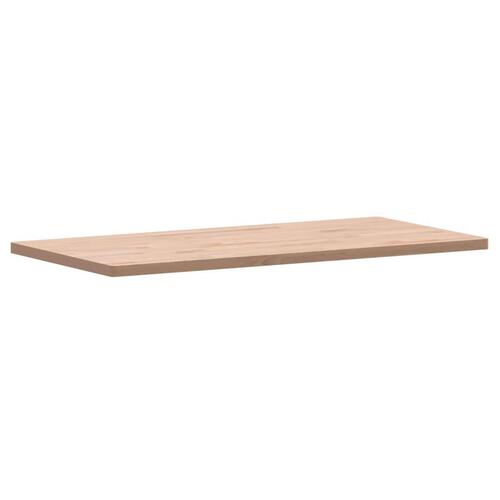 Bordplade 100x50x2,5 cm rektangulær massivt bøgetræ