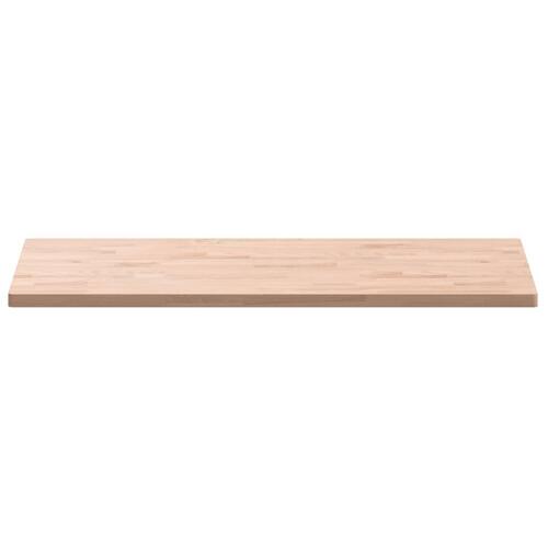 Bordplade 100x50x2,5 cm rektangulær massivt bøgetræ