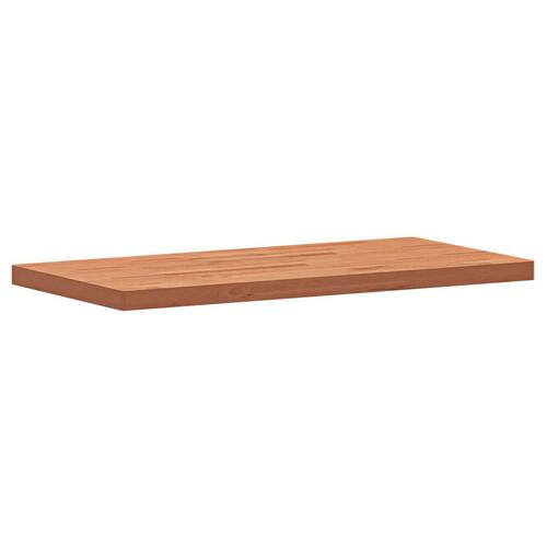 Bordplade til badeværelse 100x50x4 cm massivt bøgetræ